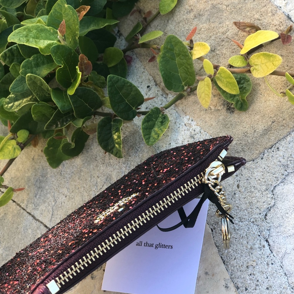 Nwt kate spade bitsy glitter key chain wallet - Picture 5 of 8